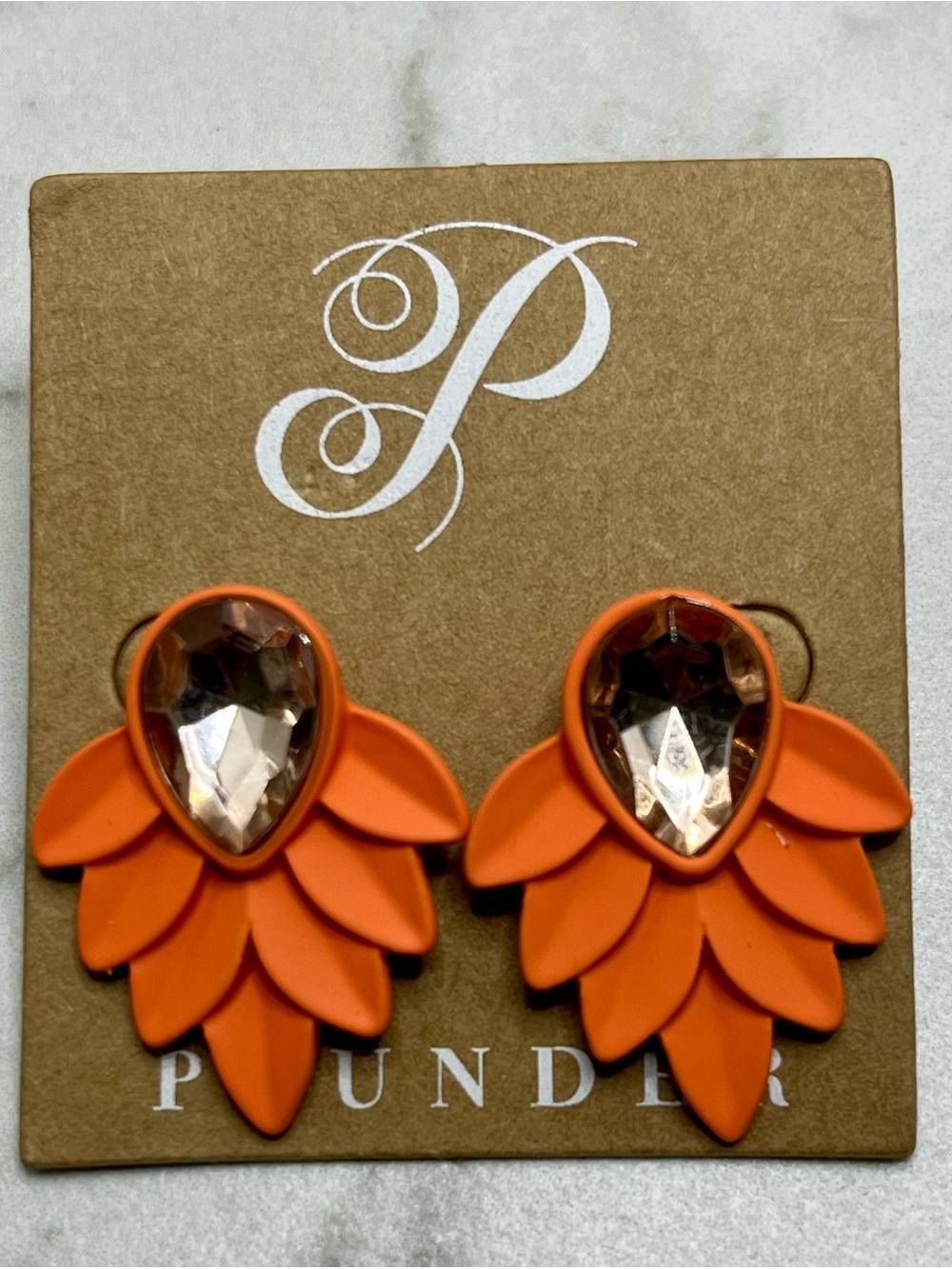 🆕 Plunder Vintage Look Floral Stud Earrings